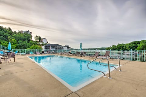 Furnished Balcony, Pool! Waterfront Lake Ozark Gem Apartment in Lake of the Ozarks