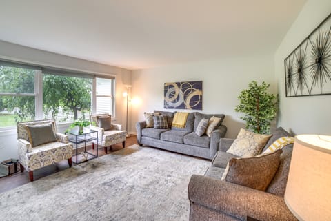 Kayaks & Fire Pits: Waterfront Portage Getaway! House in Portage