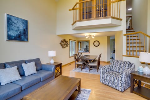 Coloma Escape w/ Fire Pit < 1 Mi to Lake! House in Lake Michigan Beach