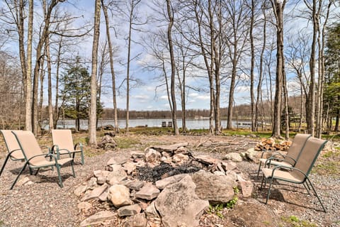 Pocono Lake Home w/ Fire Pit: Walk to Ski Hill! House in Coolbaugh Township