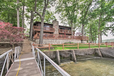 Hot Tub, Dock! Waterfront Lake Ozark Home! House in Lake of the Ozarks