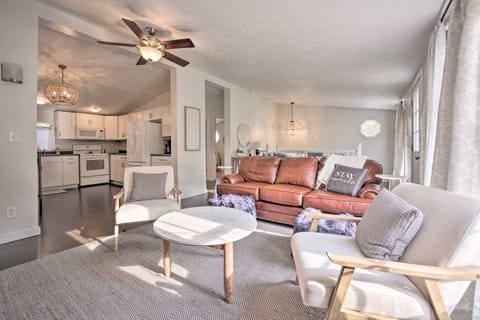 Breezy Coloma Getaway w/ Grill - 1 Mi to Beaches! House in Lake Michigan Beach