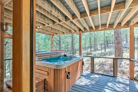 Stunning Angel Fire Cabin w/ Hot Tub & 3 Decks! House in Angel Fire