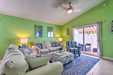 PCB Retreat w/ Patio < 1 Mi to Beach! House in Panama City Beach
