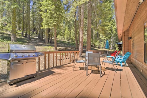 Wraparound Deck & Pool Access: Truckee Cabin House in Truckee