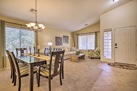 Chic Maricopa Getaway w/ Outdoor Oasis & Pool House in Maricopa