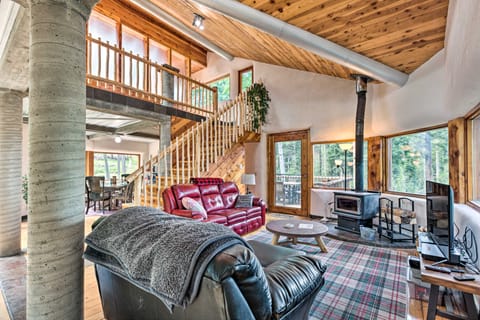 Angel Fire Cabin w/ Deck ~ 2 Mi to Ski & Hiking! House in Angel Fire