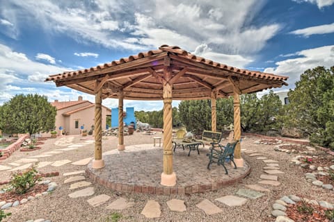 Ornate Santa Fe Adobe Home w/ Gazebo + Patio! House in Santa Fe