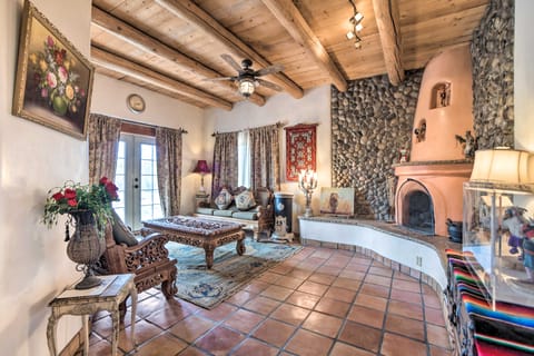 Ornate Santa Fe Adobe Home w/ Gazebo + Patio! House in Santa Fe