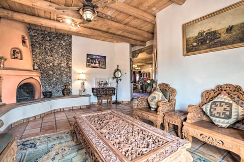 Ornate Santa Fe Adobe Home w/ Gazebo + Patio! House in Santa Fe