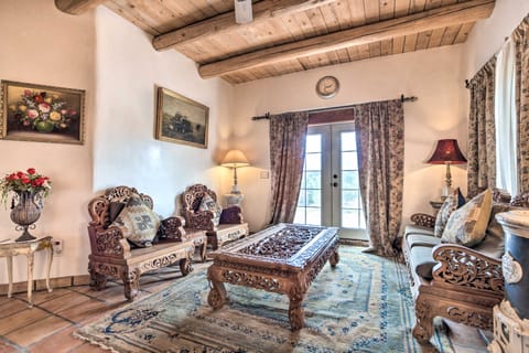 Ornate Santa Fe Adobe Home w/ Gazebo + Patio! House in Santa Fe