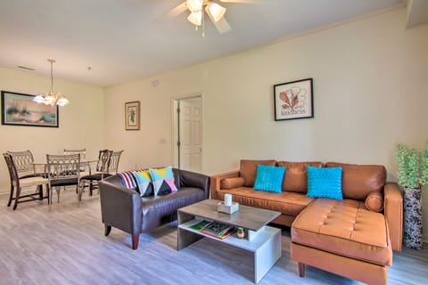 Porch & Community Perks: Walkable Lewes Condo Apartment in Sussex County