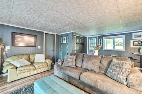 Riverfront Home w/ Dock ~ 6 Mi to Cheboygan! Cottage in Michigan