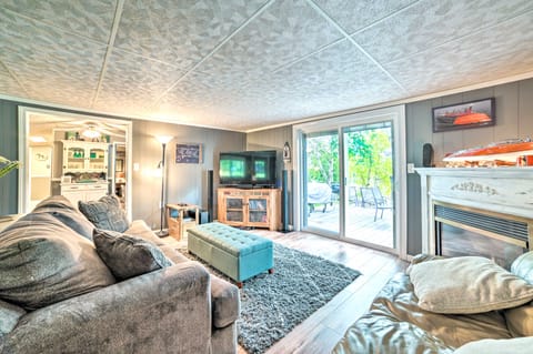 Riverfront Home w/ Dock ~ 6 Mi to Cheboygan! Cottage in Michigan