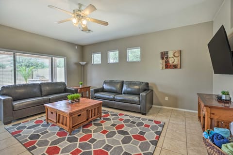 Putting Green + Game Room: Goodyear Oasis House in Avondale