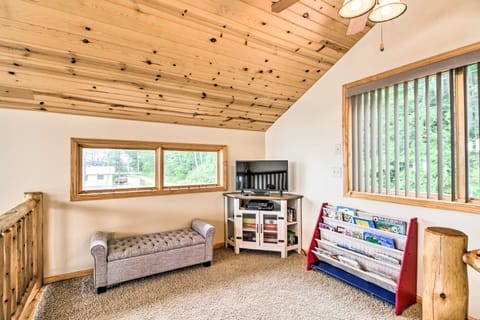 Dock & Fire Pit: Shamineau Lake Retreat! House in Minnesota