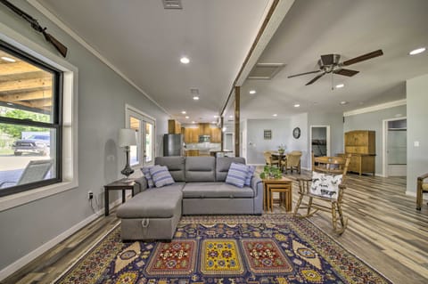 Peaceful Guest Home w/ Patio on 152-Acre Farm House in Ozark Mountains