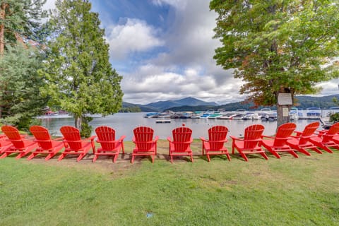 Lake Placid Condo w/ Patio - Walk to Beach! Apartment in Adirondack Mountains