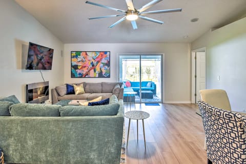 Bright Palm Coast Gem w/ Lanai & Private Pool House in Palm Coast