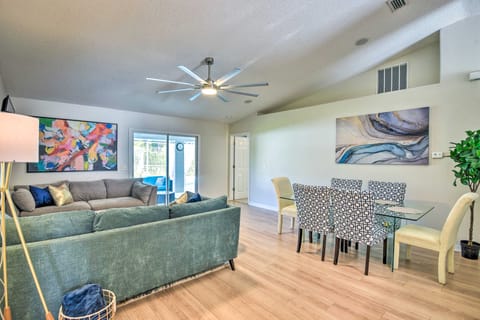 Bright Palm Coast Gem w/ Lanai & Private Pool House in Palm Coast