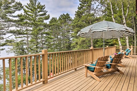 Waterfront Lake Tomahawk Cabin w/ Game Room! House in Wisconsin