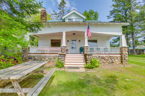Fire Pit & Beach: Lake Pleasant Home w/ Views House in Capital District, NY, USA