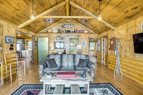 Quiet Lakefront Conover Cabin Near ATV Trails House in Wisconsin