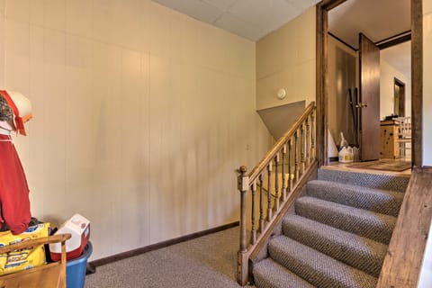 Lakefront Ludington Retreat w/ Kayaks & Fire Pit! House in Hamlin Lake