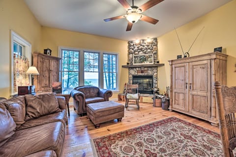 Waterfront Cheboygan Home w/ Fire Pit House in Michigan