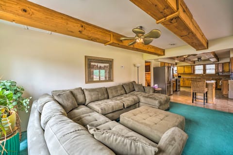 Lakefront Brohman Retreat w/ Dock & Fire Pit! Cottage in Michigan