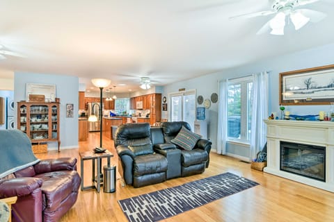 Waterfront Gladwin Home w/ Deck + Fire Pit! House in Michigan