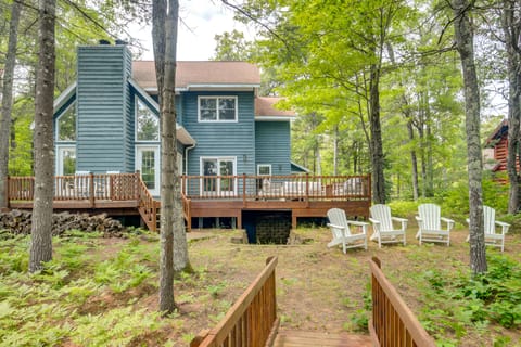 Lakefront Minocqua Getaway: Dock, Game Room! House in Wisconsin