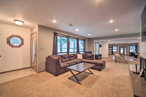Lakefront Chetek Haven: Dock, Screened Gazebo House in Wisconsin