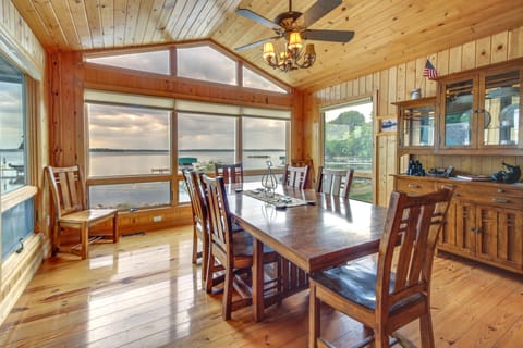 Lakefront Isle Escape w/ Dock + Fire Pit! House in Mille Lacs Lake