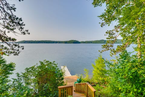 Lakefront Harrisville Cabin w/ Dock & Decks! House in Adirondack Mountains