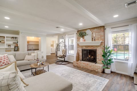 Roomy Houston Rental w/ Home Office & Private Pool House in Houston