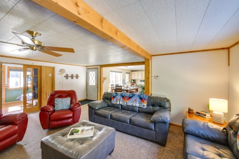 Hike, Bike & Boat: Cabin w/ Dock on Seeley Lake! House in Seeley Lake