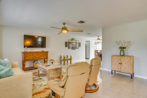 Heated Pool: Canal-Front Rotonda West Retreat House in Rotonda West