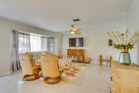 Heated Pool: Canal-Front Rotonda West Retreat House in Rotonda West