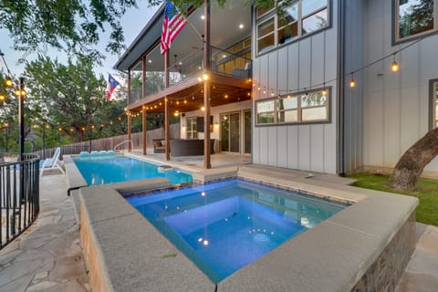 Lake Travis House w/ Private Dock, Pool & Hot Tub! House in Jonestown