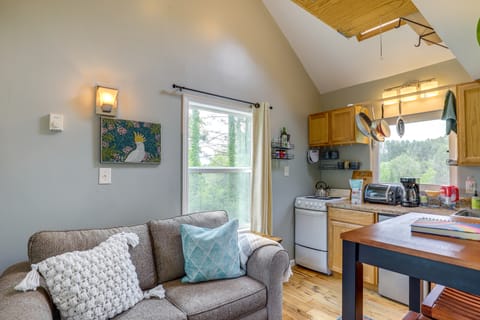 Tiny Home w/ Fire Pit: Trail Access On-Site! Apartment in Swannanoa