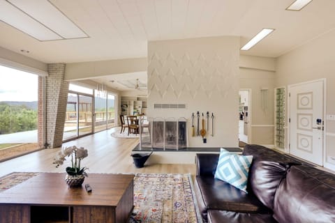 Mountain View + Fire Pit: Modern Copperhill Home House in Tennessee