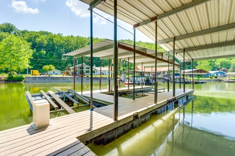 Pool, Hot Tub & Pickleball Court: Lake Ozarks Home House in Lake of the Ozarks