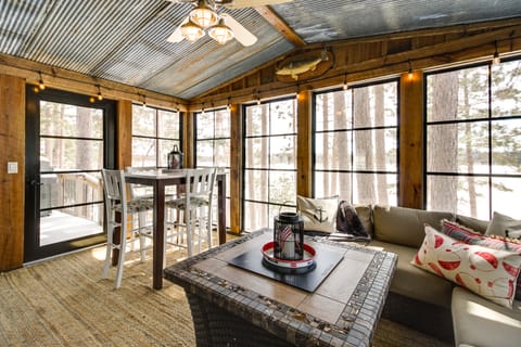 Lakefront Nevis Cabin Escape w/ Hot Tub! House in Minnesota