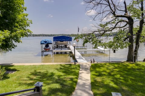 Lakefront Vandalia Home w/ Boat Dock & Gas Grill! House in Michigan