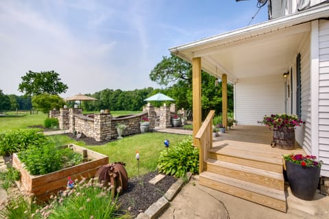 Countryside Home in Wooster w/ Patio & Fire Pit House in Ohio