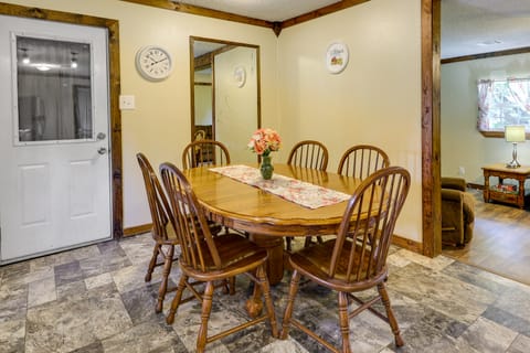 9 Mi to Grove: Home w/ Fire Pit in Southwest City House in Ozark Mountains