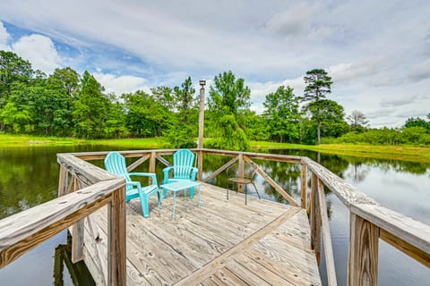 Fishing Pond & Pier: Secluded Broken Bow Cottage! Cottage in Broken Bow