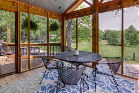 Boat Launch + Screened Porch: Warsaw Cabin Retreat House in Lake of the Ozarks