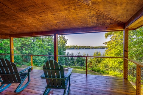 Lakefront Townsend Cabin w/ Fire Pit, Private Dock House in Wisconsin